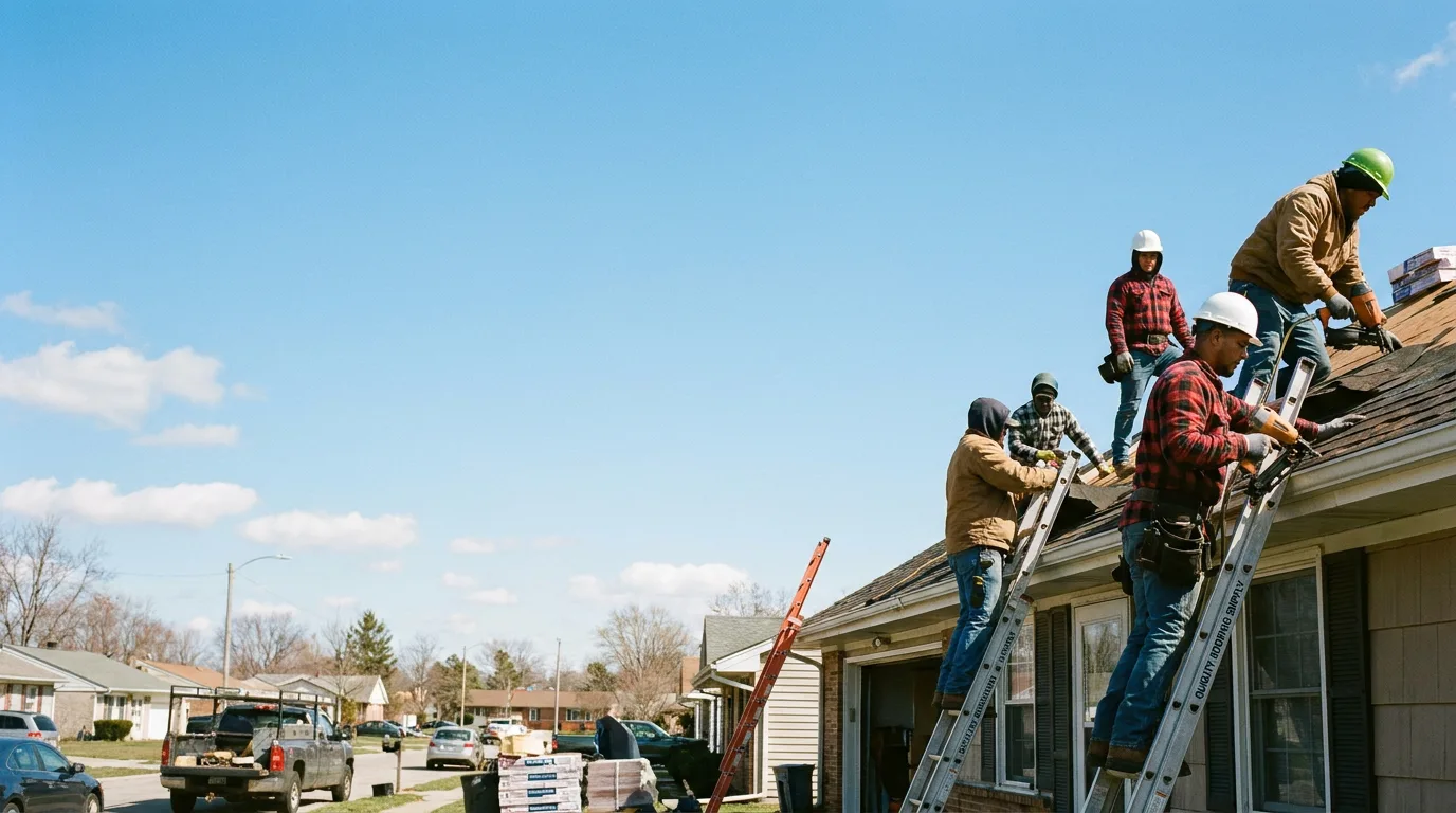 Roofing in Mooreland, OK near me